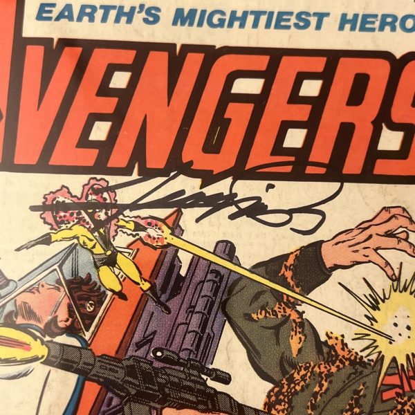 AVENGERS #195 CBCS 4.5 Signed George Perez. 1ST TASKMASTER IN CAMEO NEWSSTAND