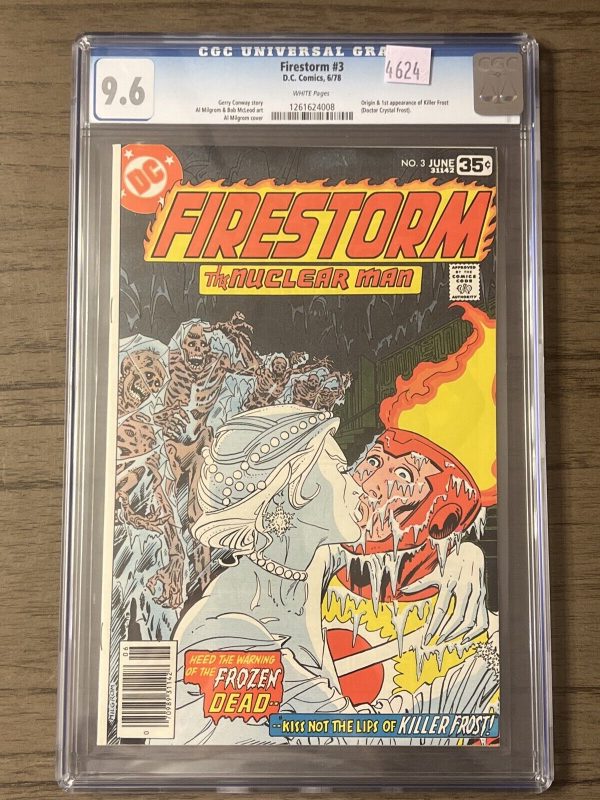 Firestorm #3 DC Comic Book 1978 Killer Frost CGC 9.6
