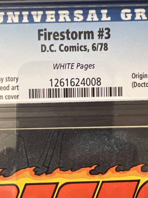 Firestorm #3 DC Comic Book 1978 Killer Frost CGC 9.6
