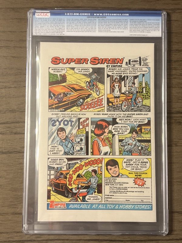 Firestorm #3 DC Comic Book 1978 Killer Frost CGC 9.6