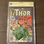 Marvel 1986 Thor #364 SS CBCS 9.0 NM+ with White Pages Walt Simonson SIGNED