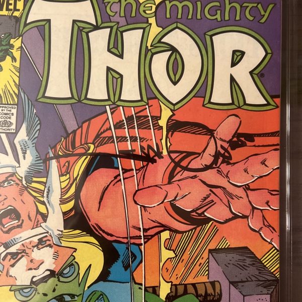 Marvel 1986 Thor #364 SS CBCS 9.0 NM+ with White Pages Walt Simonson SIGNED