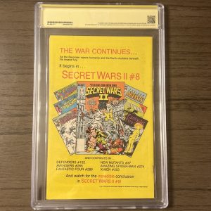 Marvel 1986 Thor #364 SS CBCS 9.0 NM+ with White Pages Walt Simonson SIGNED
