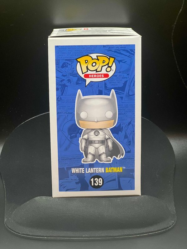Funko Pop! DC Super Heroes White Lantern Batman #139 2016 NYCC