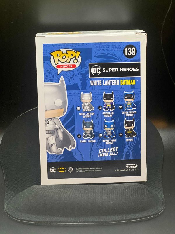Funko Pop! DC Super Heroes White Lantern Batman #139 2016 NYCC