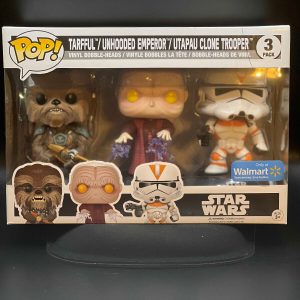 FUNKO POP STAR WARS TARFFUL EMPEROR UTAPAU CLONE TROOPER 3 PACK WALMART