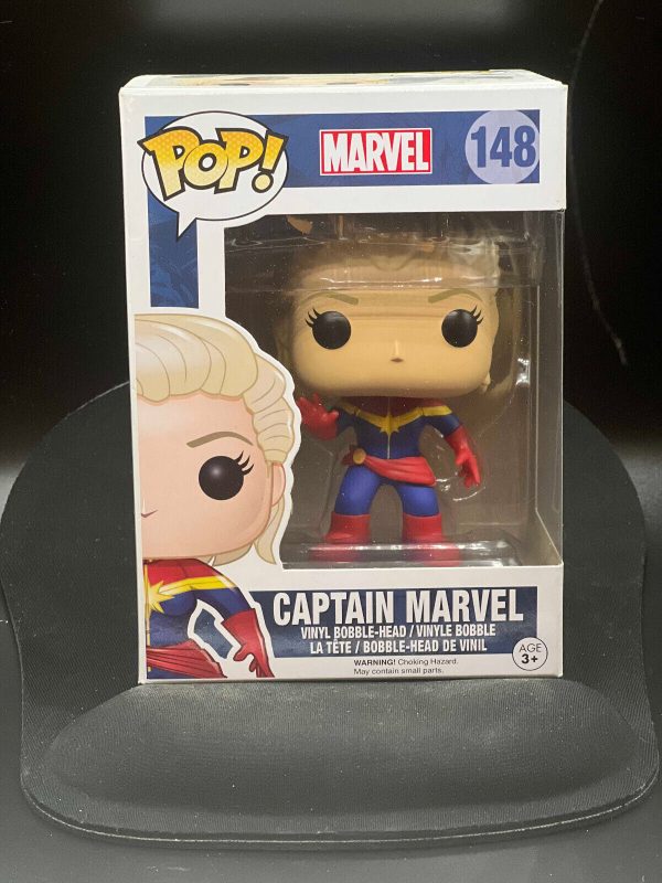 Funko Pop! Vinyl: Marvel - Captain Marvel - (Unmasked) #148