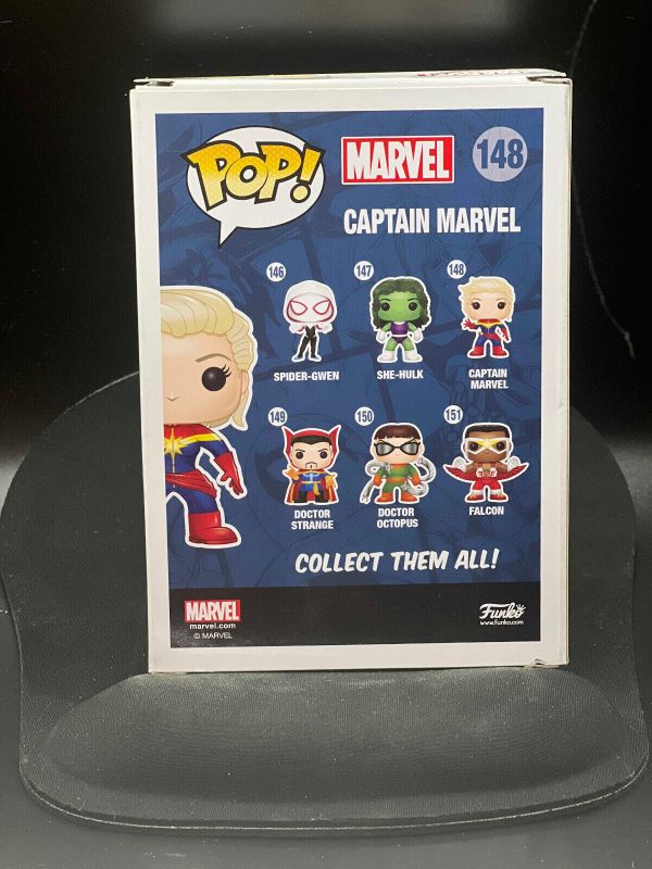 Funko Pop! Vinyl: Marvel - Captain Marvel - (Unmasked) #148