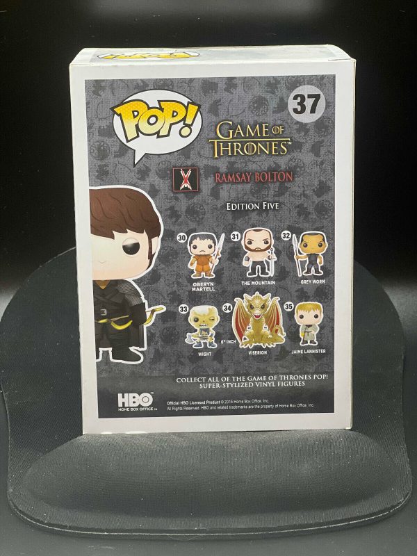 Funko Pop! Game Of Thrones Ramsay Bolton #37 Vinyl Figure Gamestop Exclusive