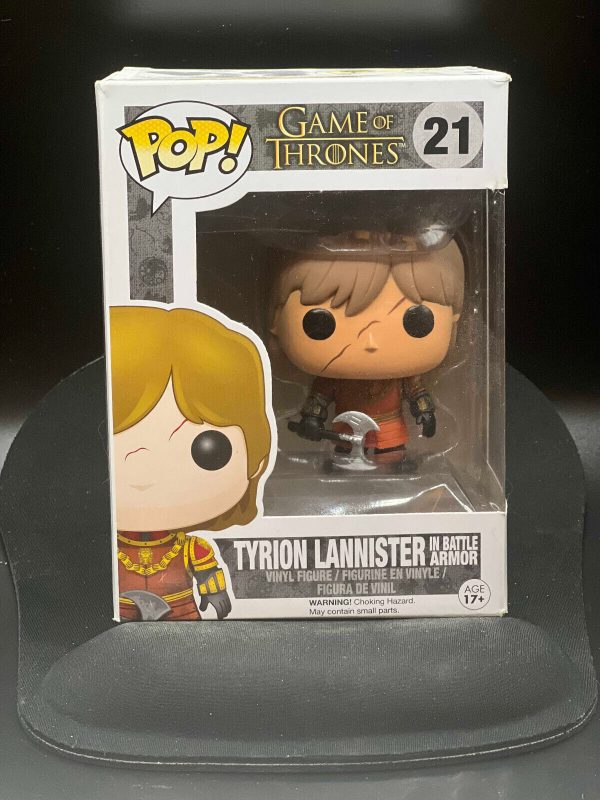 #21 Funko Pop Tyrion Lannister In Battle Armor Game Of Thrones Vinyl Figure