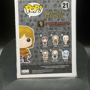 #21 Funko Pop Tyrion Lannister In Battle Armor Game Of Thrones Vinyl Figure