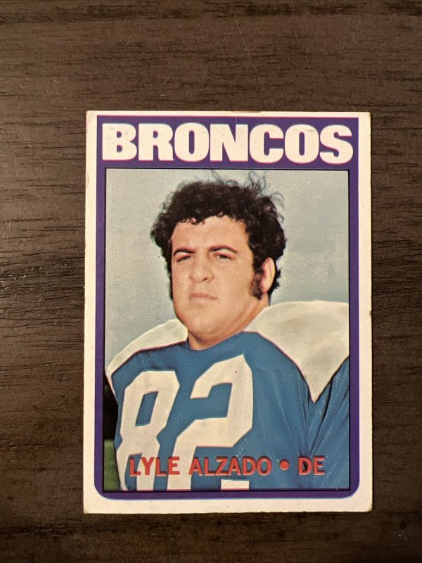 1972 Topps #106 Lyle Alzado Rookie Card Error Card Excellent Condition