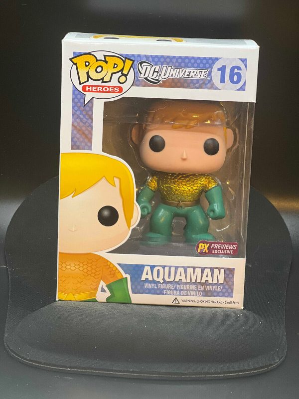 Funko Pop DC Universe Aquaman #16 PX Previews Excusive Vinyl Figure