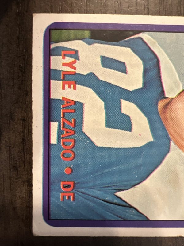 1972 Topps #106 Lyle Alzado Rookie Card Error Card Excellent Condition