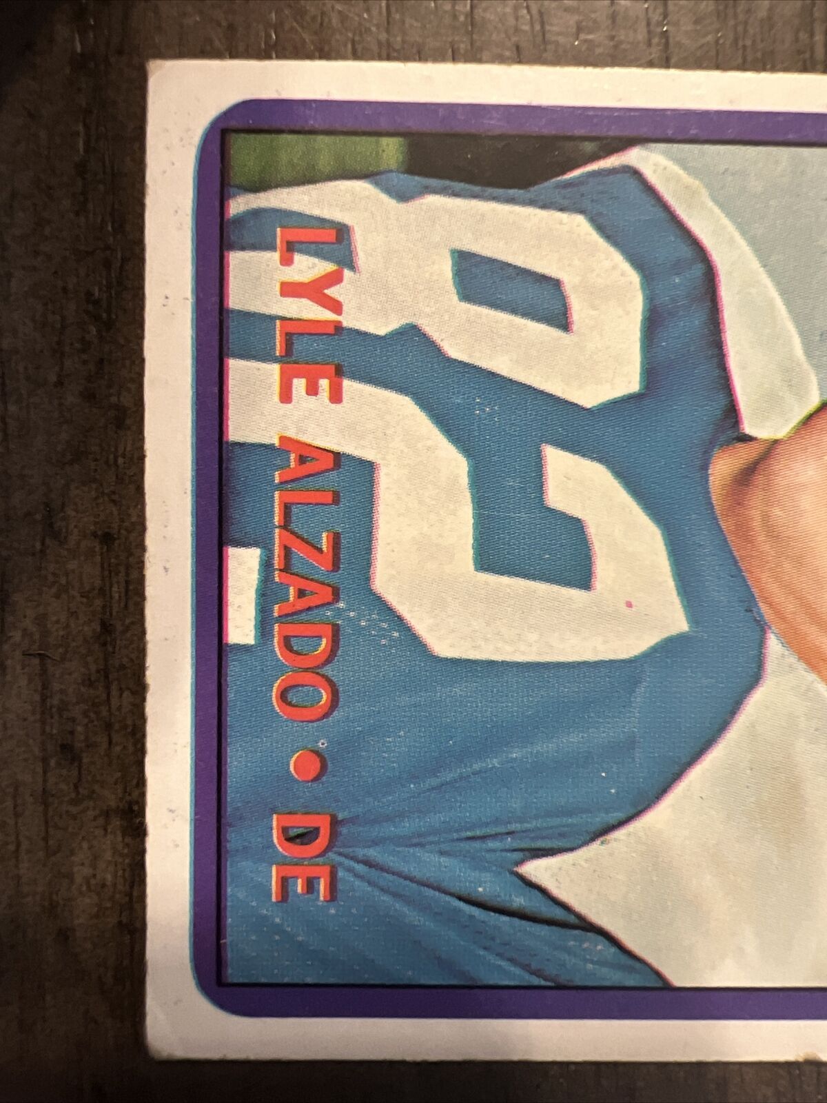1972 Topps #106 Lyle Alzado Rookie Card Error Card Excellent Condition