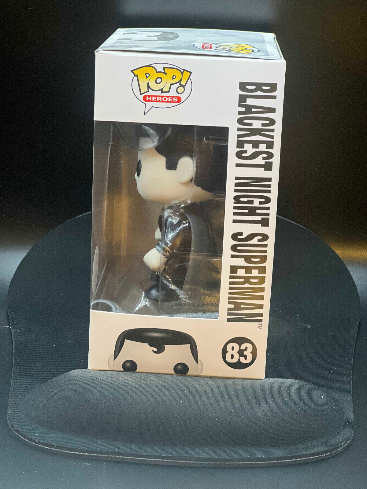 Funko POP Blackest Night Superman #83 Gamestop Exclusive Black White VAULTED