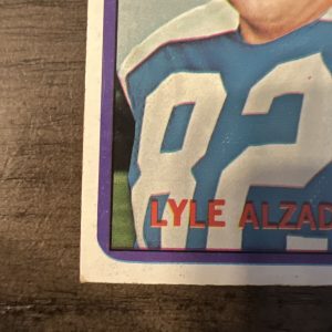 1972 Topps #106 Lyle Alzado Rookie Card Error Card Excellent Condition