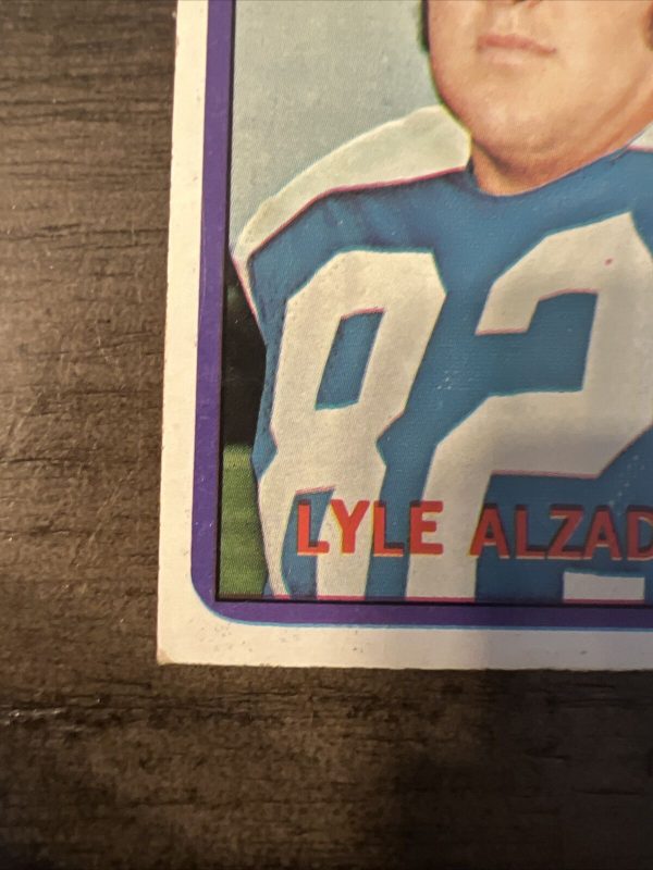 1972 Topps #106 Lyle Alzado Rookie Card Error Card Excellent Condition