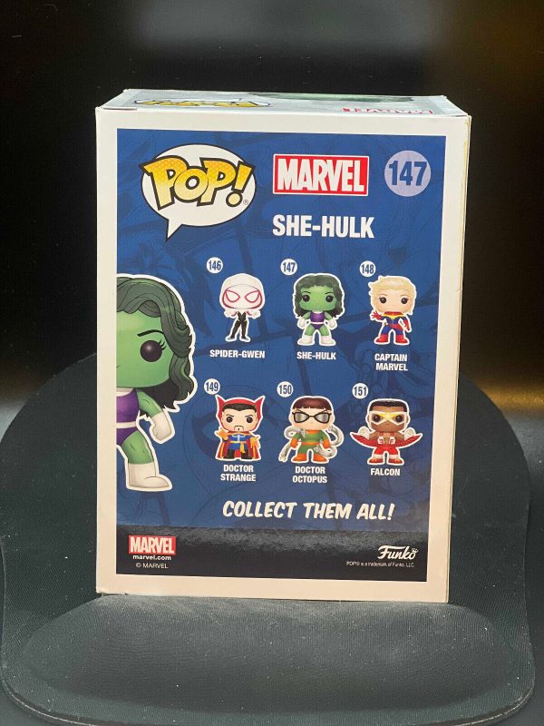 Funko Pop! Marvel She-Hulk Glow in LA Comikaze Exclusive #147 Vinyl Figure B01