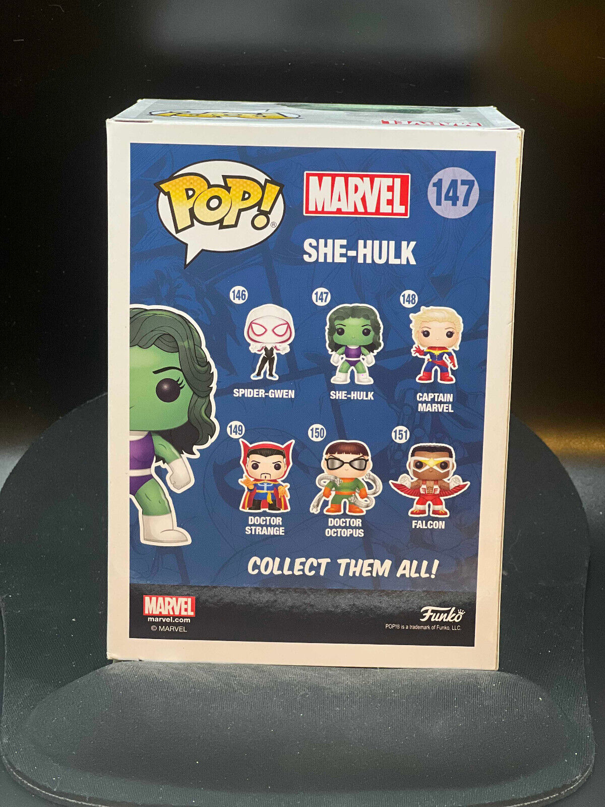 Funko Pop! Marvel She-Hulk Glow in LA Comikaze Exclusive #147 Vinyl Figure B01