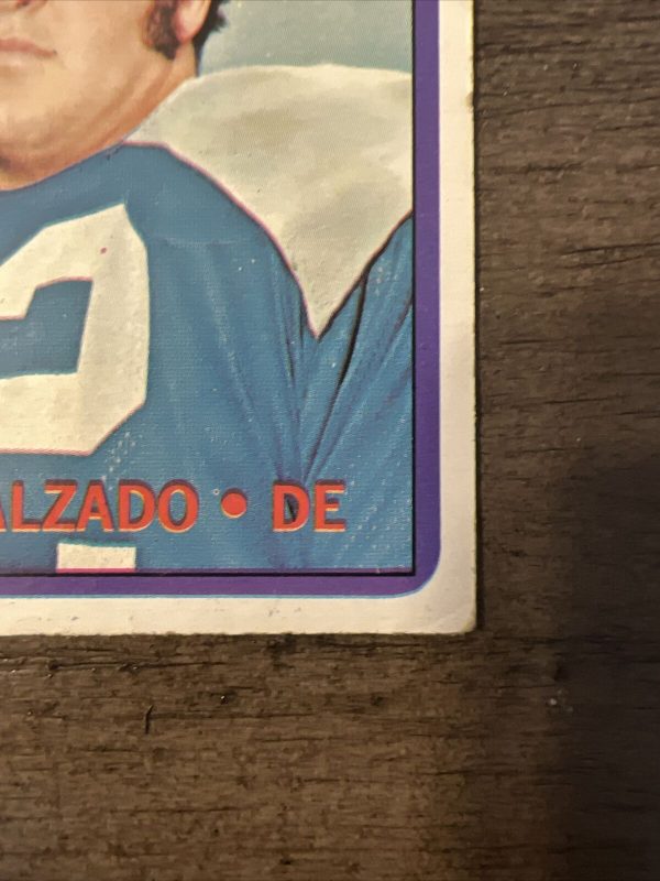 1972 Topps #106 Lyle Alzado Rookie Card Error Card Excellent Condition
