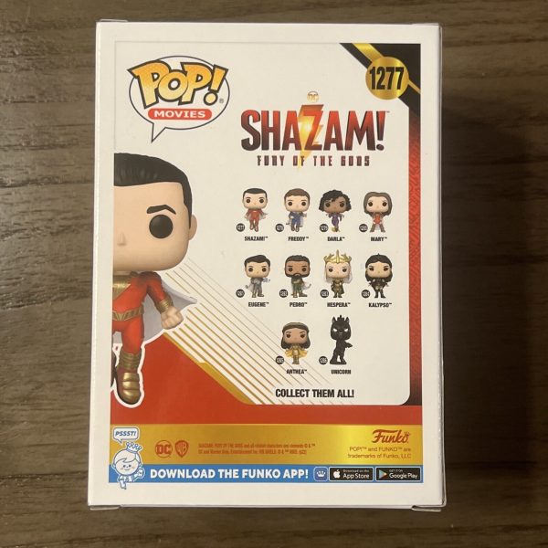 Zachary Levi Signed Auto Autograph Shazam! Funko Pop #1277 With COA