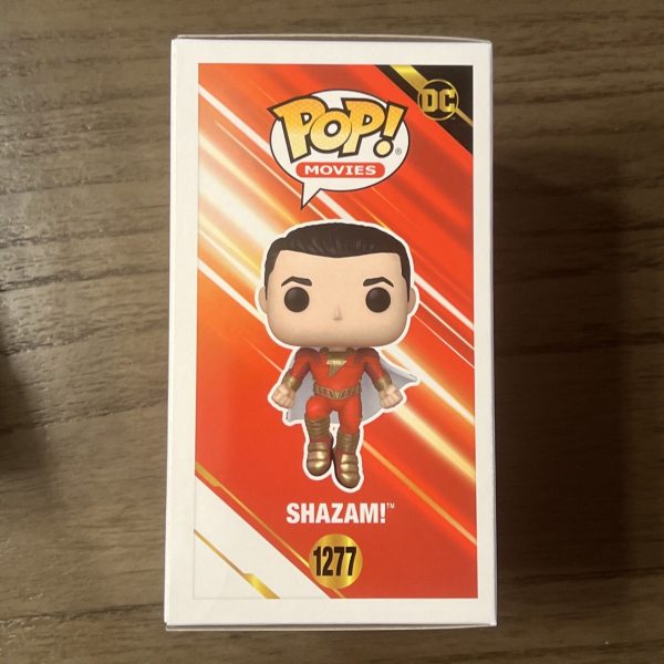 Zachary Levi Signed Auto Autograph Shazam! Funko Pop #1277 With COA