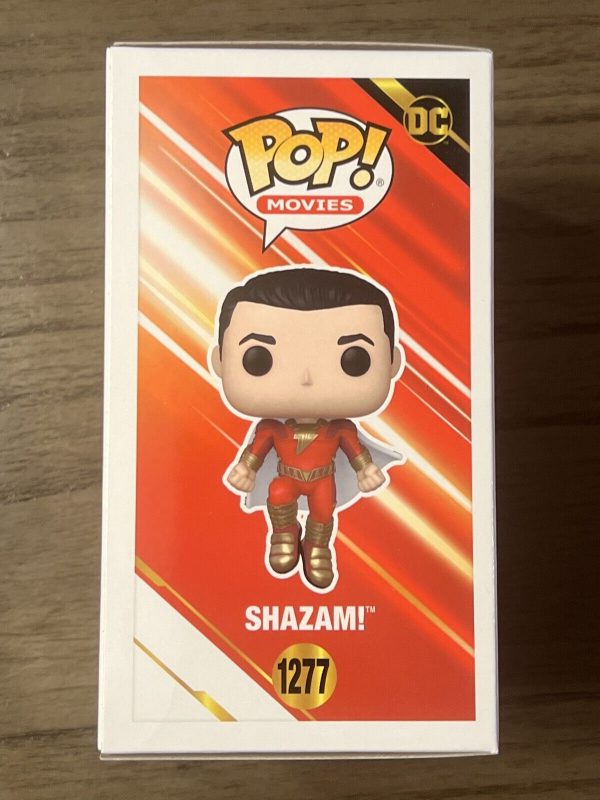 Zachary Levi Signed Auto Autograph Shazam! Funko Pop #1277 With COA