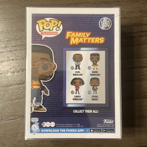 Funko POP! Family Matters Steve Urkel (Chase) Signed by Jaleel White - WITH COA