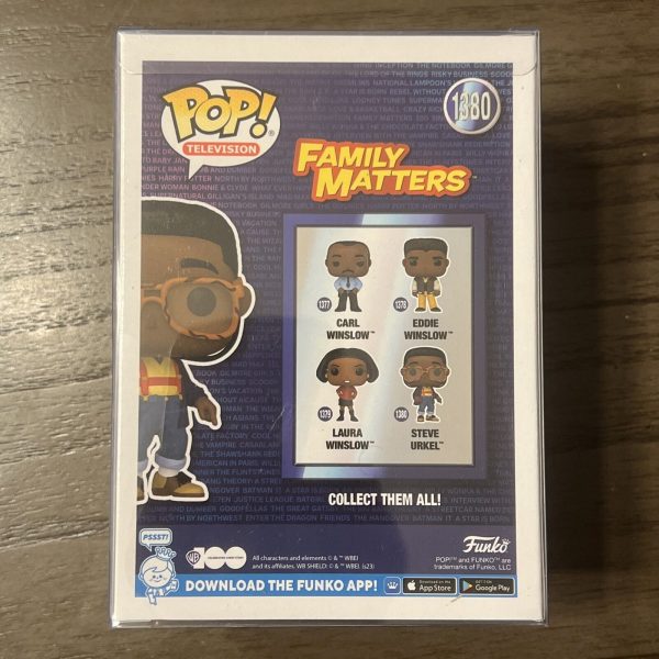 Funko POP! Family Matters Steve Urkel (Chase) Signed by Jaleel White - WITH COA