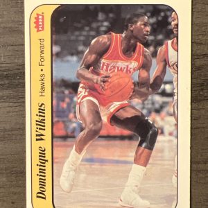 1986-87 Fleer Sticker # 11 Dominique Wilkins NM-MT SUPER CLEAN 🔥