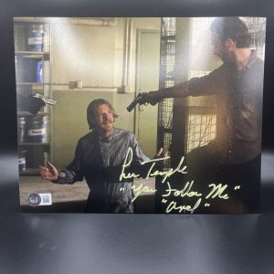 Lew Temple Signed & Inscribed The Walking Dead 8x10 Photo Beckett