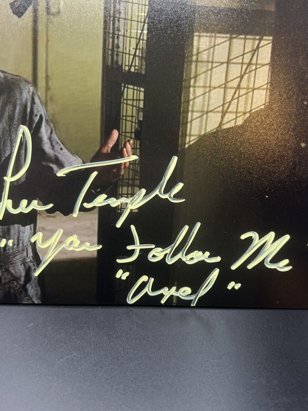 Lew Temple Signed & Inscribed The Walking Dead 8x10 Photo Beckett