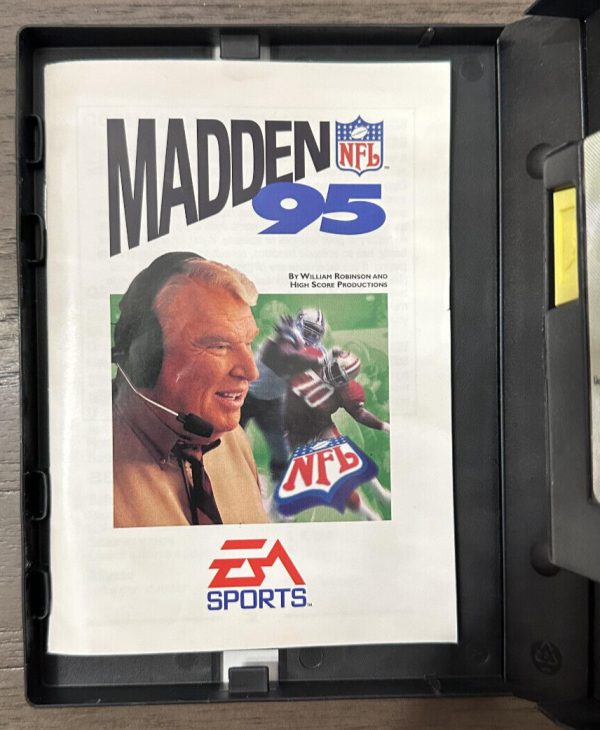 Madden NFL 95 for Sega Genesis Complete In Box! Fast Shipping