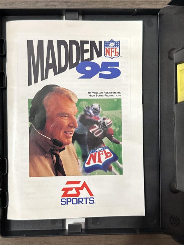 Madden NFL 95 for Sega Genesis Complete In Box! Fast Shipping