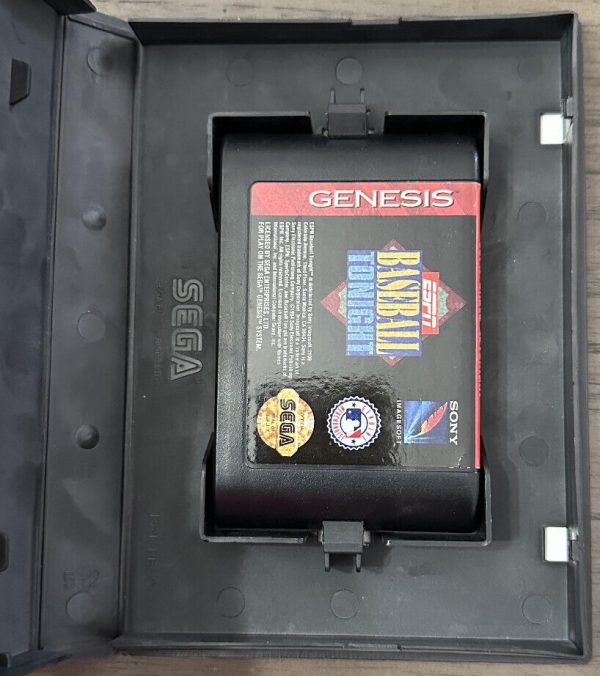 ESPN Baseball Tonight Sega Genesis Tested Video Game Ships Fast!