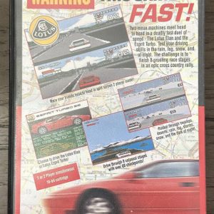 Lotus Turbo Challenge (SEGA Genesis, 1992) Cib Complete w/ Manual TESTED