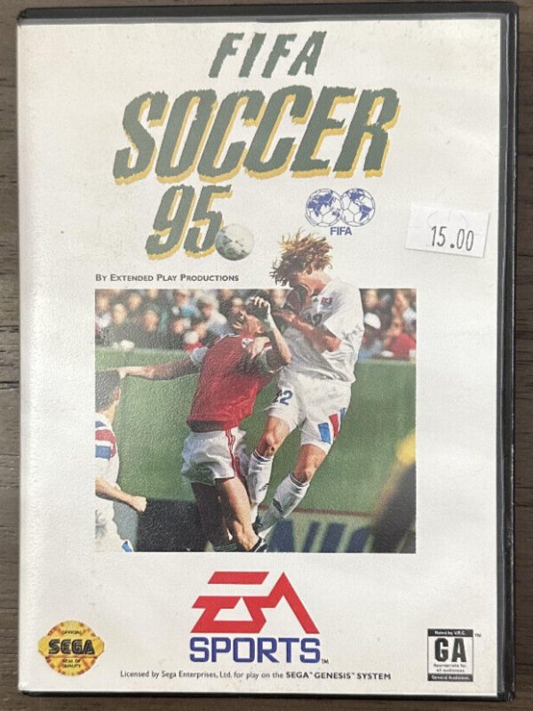 FIFA 95 Sega Genesis Complete w/ Manual CIB Ships Fast