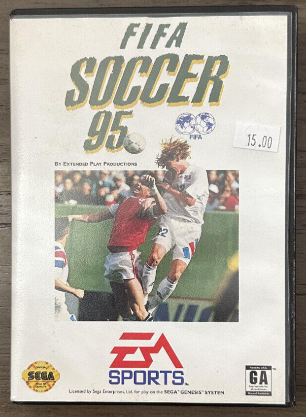 FIFA 95 Sega Genesis Complete w/ Manual CIB Ships Fast