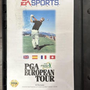 PGA European Tour Golf (Sega Genesis, 1994) CIB Complete in Box w/ Manual