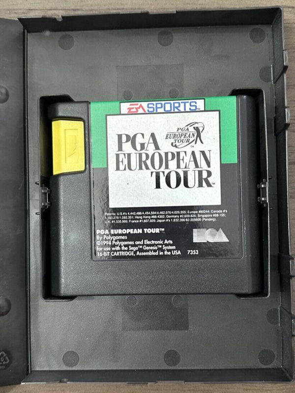PGA European Tour Golf (Sega Genesis, 1994) CIB Complete in Box w/ Manual