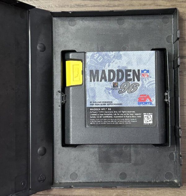 Madden NFL 96 (Sega Genesis, 1996) No Manual Excellent Shape