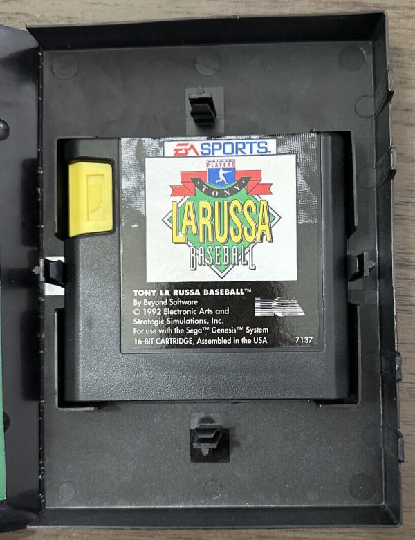 Tony LaRussa Baseball (Sega Genesis) *NEAR COMPLETE - NO CARDS - TESTED*