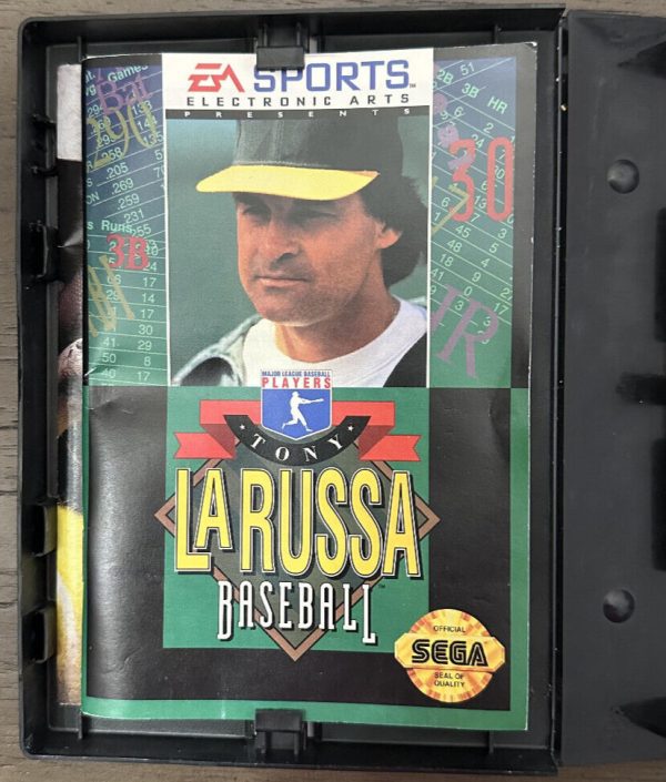 Tony LaRussa Baseball (Sega Genesis) *NEAR COMPLETE - NO CARDS - TESTED*