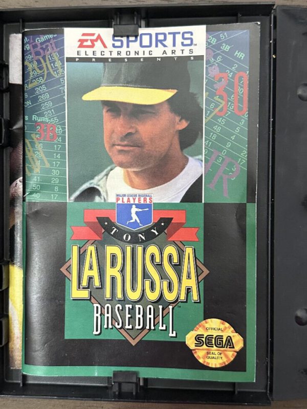 Tony LaRussa Baseball (Sega Genesis) *NEAR COMPLETE - NO CARDS - TESTED*
