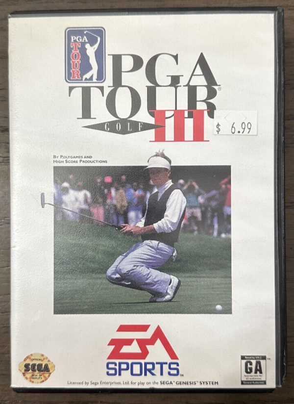 PGA Tour Golf III (Sega Genesis, 1994) CIB TESTED