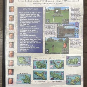 PGA Tour Golf III (Sega Genesis, 1994) CIB TESTED