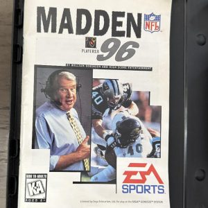 Madden NFL 96 (Sega Genesis, 1996) Complete CIB Excellent Shape