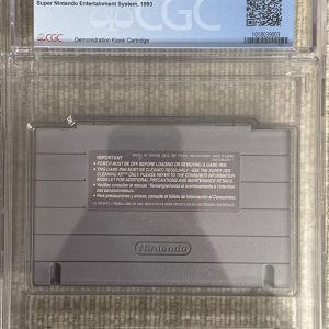 Not For Resale NFR Street Fighter II Turbo Demo Super Nintendo SNES CGC 8.5 RARE