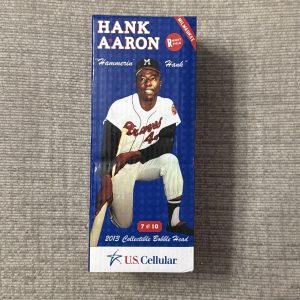 HANK AARON BOBBLEHEAD 2013 BRAVES 44 New In Box Mint